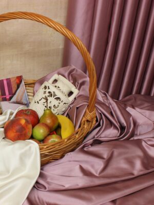 Атлас Mulberry розовый кварц, цена за 1 пог.м