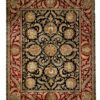 Rug Black and Red 9x9 handmade main photo