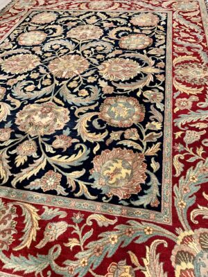 Rug Black and Red 9x9 handmade additional photo