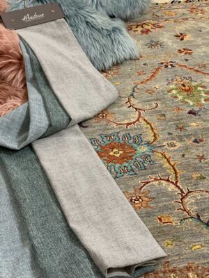Rug Flowers gray Italy handmade additional photo