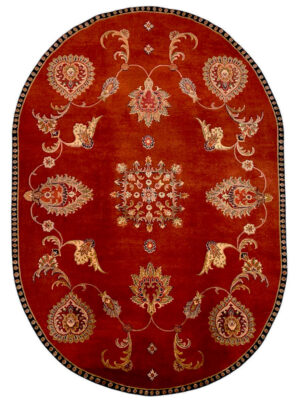 Hearts PSW rug oval machine-made main photo