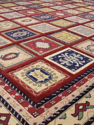 Khesti red handmade rug additional photo