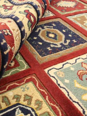 Khesti red machine-made carpet additional photo