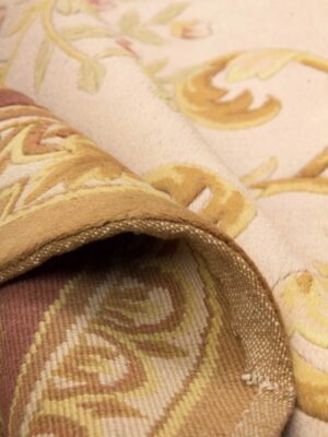 Brown Beige Oval Wool China