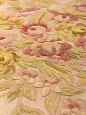 Brown Beige Oval Wool China