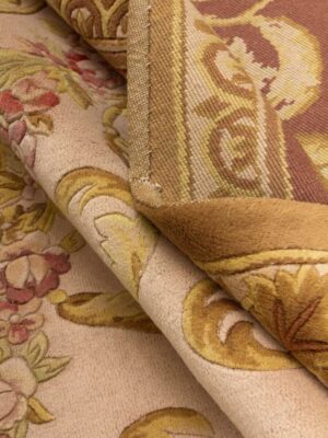 Brown Beige Oval Wool China