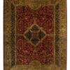 Red and Black Burgundy rug