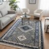 Ковер Лагуна этно этнический размером 120x180 в современном интерьере