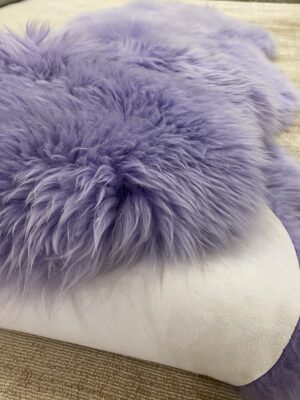 New Zealand sheepskin double lilac.