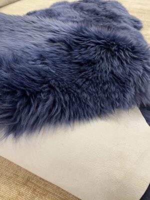 New Zealand Sheepskin Double Dark Blue