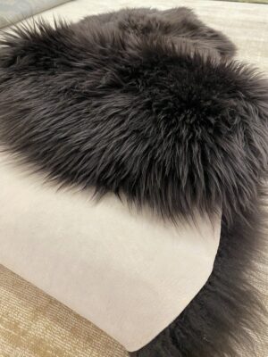 New Zealand sheepskin brown double.