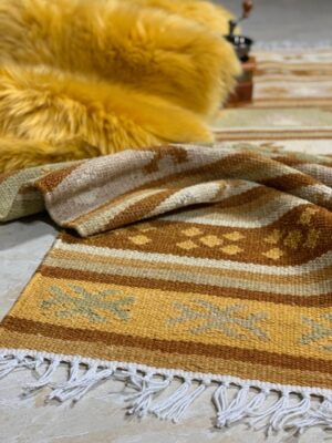Ковер Охра этнический размером 120x180 дополнительное фото