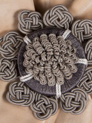 Holder ROSETTE/Solange, gray