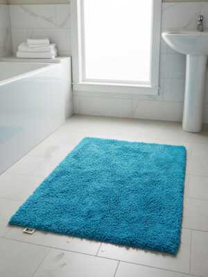 Коврик для ванной голубой Princess Blue 60x90