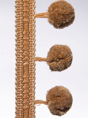 Тесьма POM-POM FRINGE/Clare, золотистая, цена за 1 пог.м