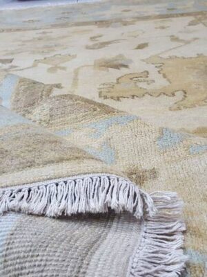 Ushak turquoise carpet