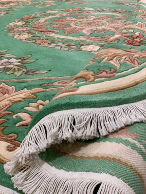 Handmade Green Classic rug additional photo