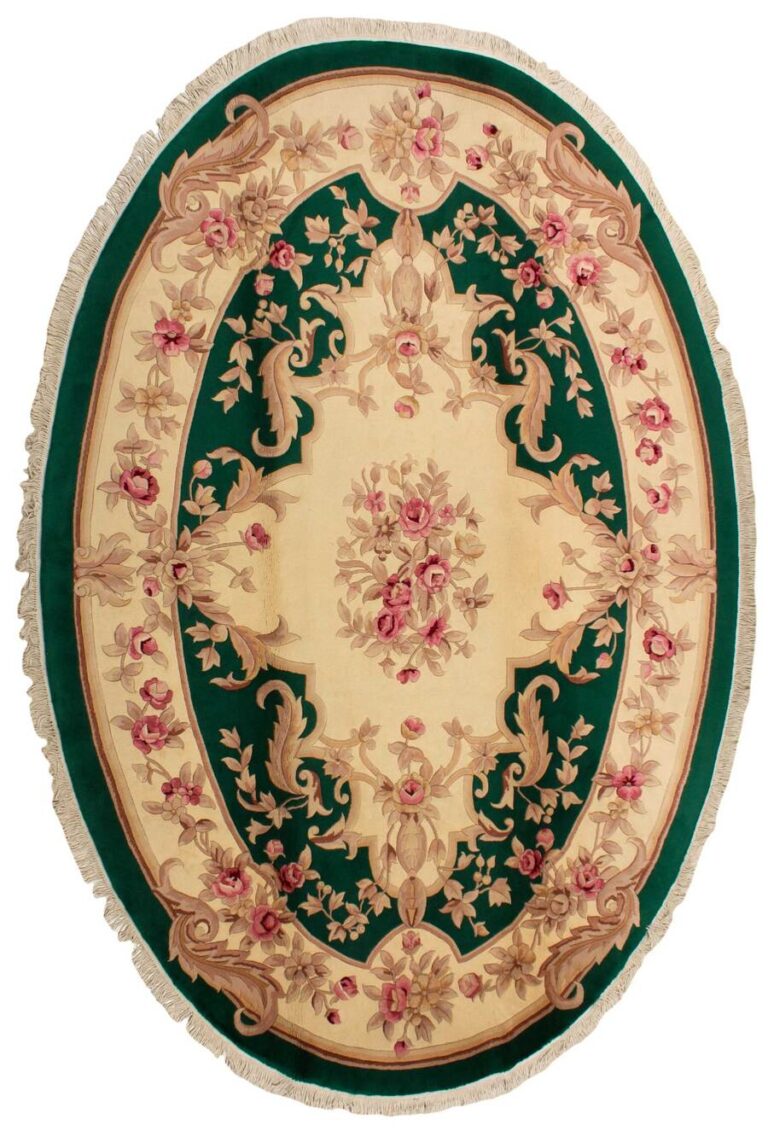 Зелена класика (рожеві квіти)